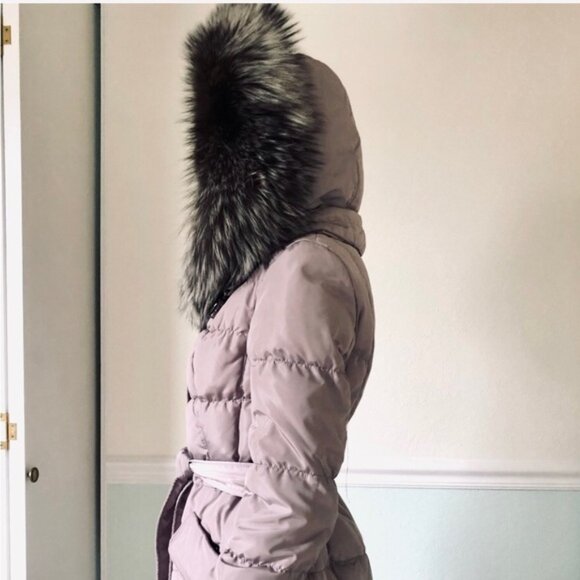 Real Fox Fur Fill Down Winter Coat - Picture 10 of 11